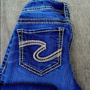 Silver size 28 Suki skinny jeans